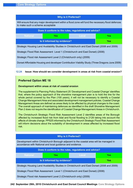 Core Strategy Options - Dorsetforyou.com