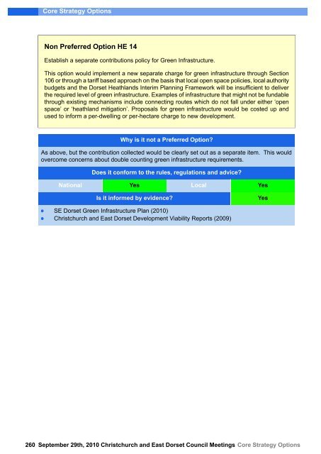 Core Strategy Options - Dorsetforyou.com