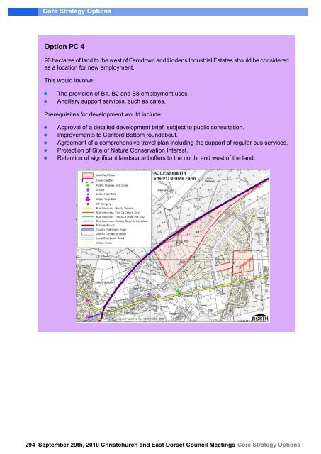 Core Strategy Options - Dorsetforyou.com