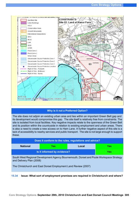 Core Strategy Options - Dorsetforyou.com