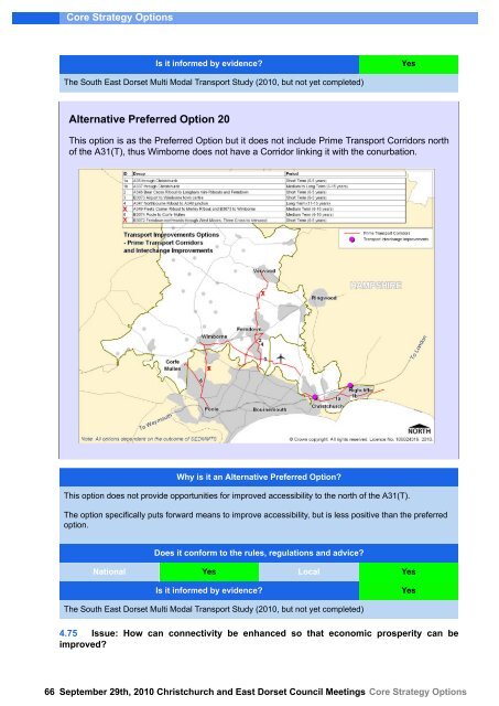 Core Strategy Options - Dorsetforyou.com