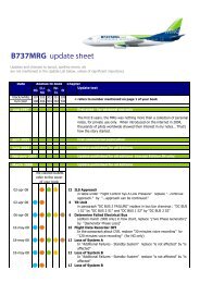 update sheet - The Boeing 737 Management Reference Guide