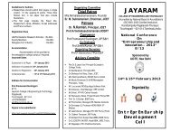 Patrons - Jayaram College of Engineering and Technology