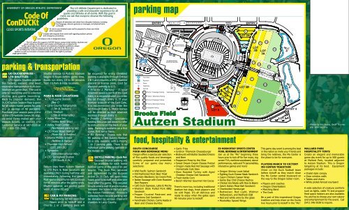 Autzen Stadium Seating Chart Football