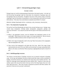 Lab 4 â Interpreting geologic maps