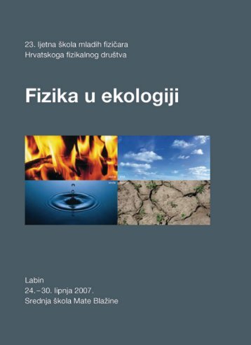 Fizika u ekologiji - Hrvatska znanstvena bibliografija - Institut Ruđer ...