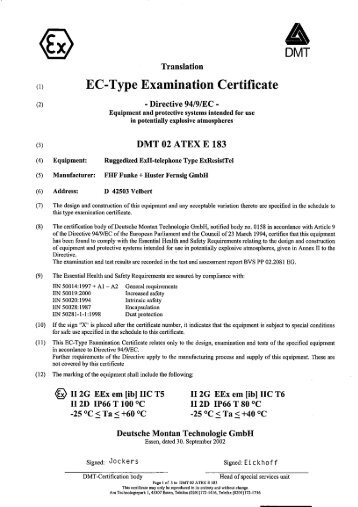 Download ATEX Certificate: Ex-ResistTel Zone-1 Hazardous