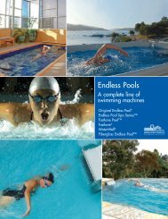 Endless Pools Complete Line - Classic Pool and Spa