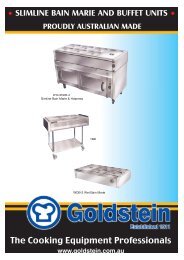 Bain Marie & Buffet Units - Group Maintenance