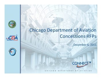 Chicago Department of Aviation Concessions RFPs