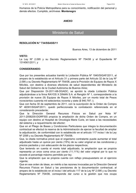 NÂ° 3819 - BoletÃ­n Oficial del Gobierno de la Ciudad de Buenos Aires