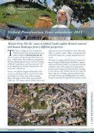 Spring 2011 Newsletter - Oxford Preservation Trust