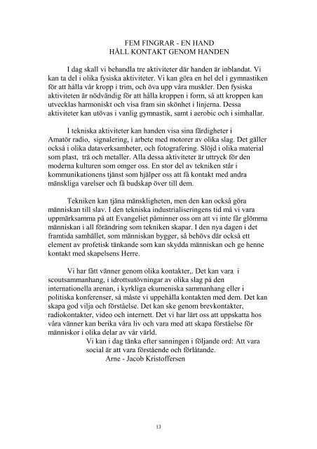 My library in PDF format/FILOSOFIN OM EN HAND ... - Kristoffersen