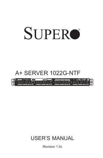 SUPER Â® - Supermicro