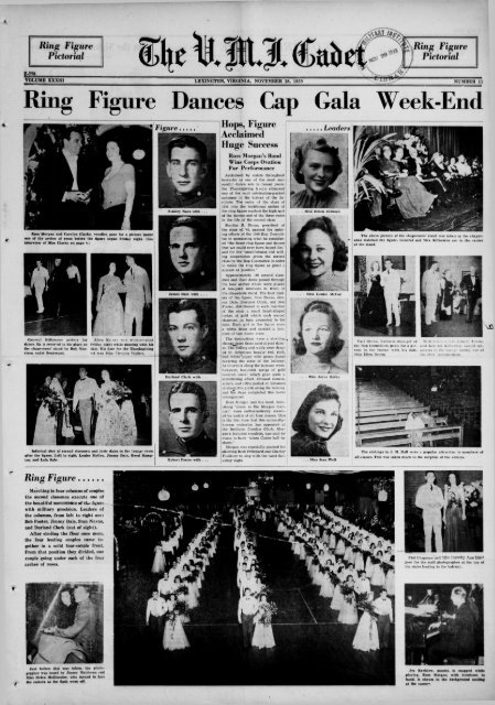 The Cadet. VMI Newspaper. November 28, 1939 - New Page 1 ...