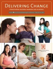 Delivering Change - Association of Ontario Midwives