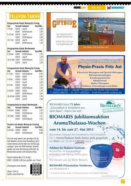 Mai 2012 als PDF - Norderney