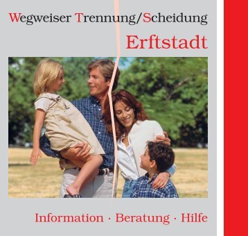 Wegweiser Trennung/Scheidung Erftstadt - Online-Beratung
