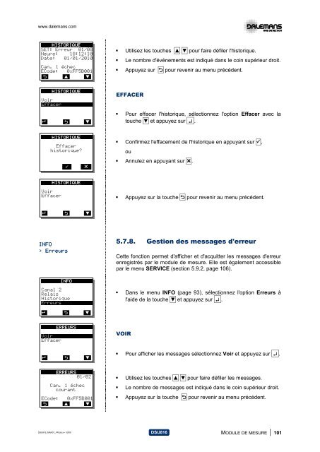 DSU816 - Dalemans Gas Detection