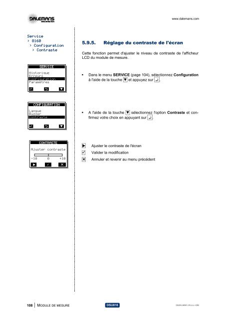 DSU816 - Dalemans Gas Detection