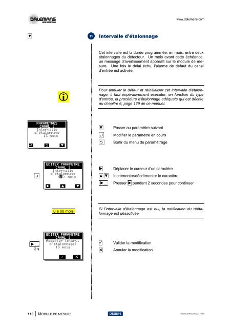 DSU816 - Dalemans Gas Detection