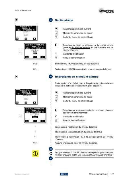 DSU816 - Dalemans Gas Detection