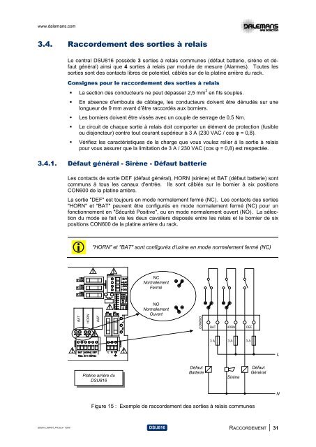 DSU816 - Dalemans Gas Detection