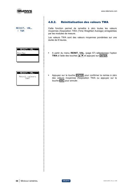 DSU816 - Dalemans Gas Detection