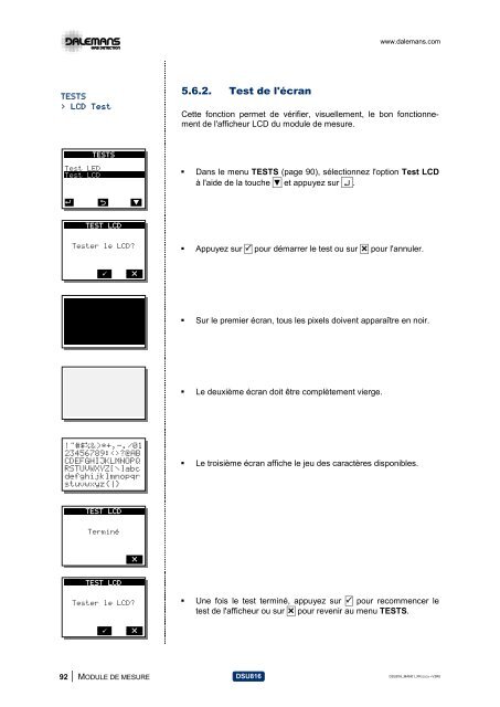 DSU816 - Dalemans Gas Detection