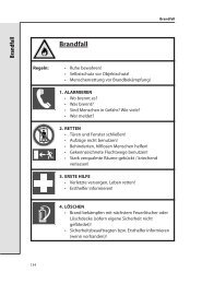 Notfallhandbuch zum Aushängen - Beispielseiten