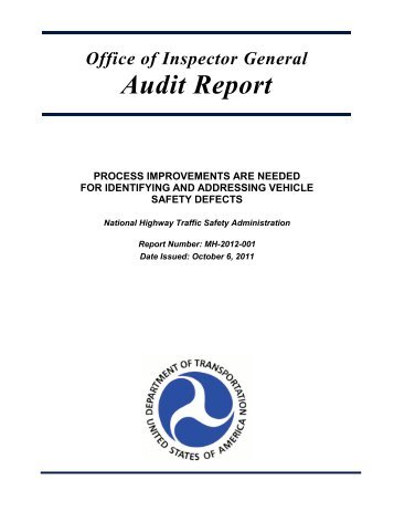 ODI Final Report 10-06-11.pdf - Office of Inspector General - U.S. ...