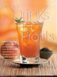 Cool Drinks. Hot Profits - Sysco