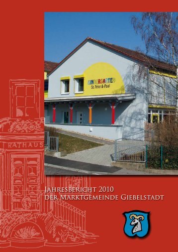 Jahresbericht 2010 der Marktgemeinde ... - Markt Giebelstadt