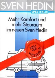 Mehr Komfort und mehr Stauraum im neuen Sven Hedin