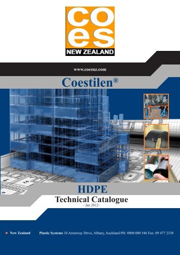 COES NZ Coestilen HDPE Technical Catalogue - Plastic Systems