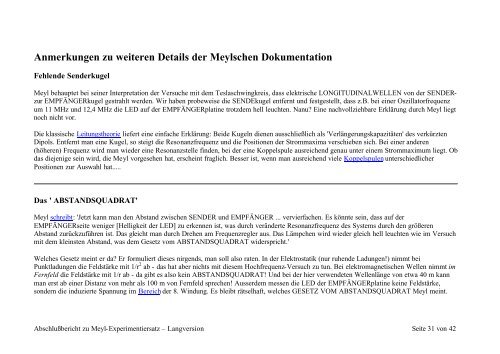 Analyse eines Teslaschwingkreises oder Was ist ... - Göde-Stiftung