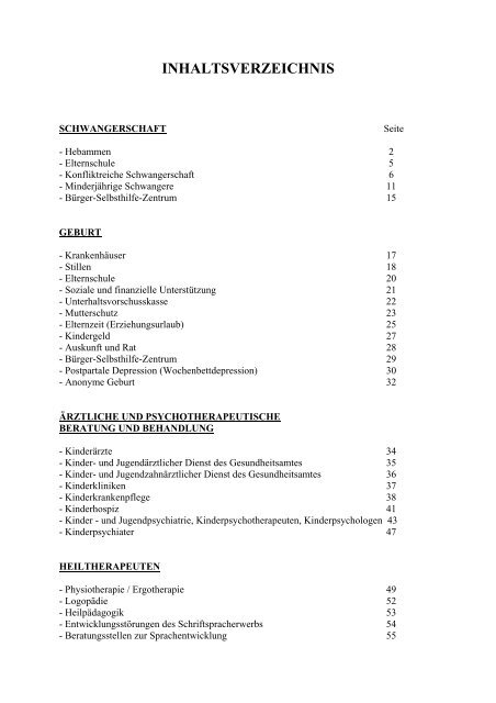 Download der Broschüre im PDF-Format - Gesundheit in Herne