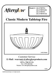 Classic Modern Tabletop Fire