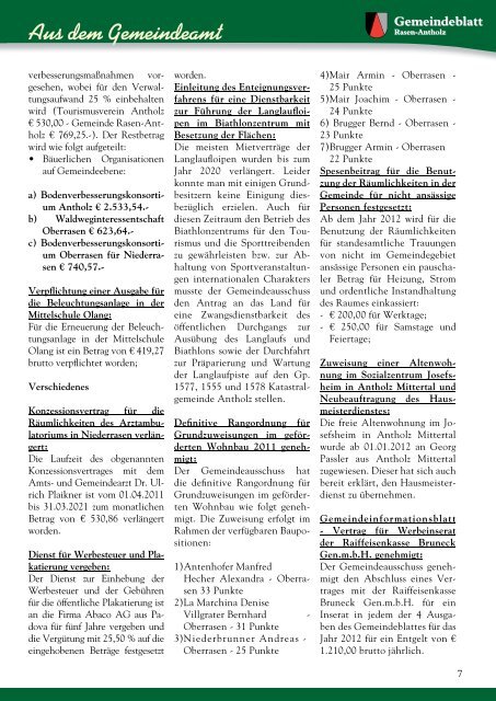 Gemeindeblatt Gemeindeblatt