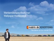 Hockeystick - mobile.de Advertising