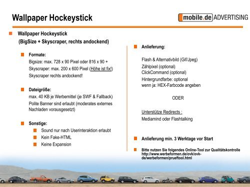 Hockeystick - mobile.de Advertising