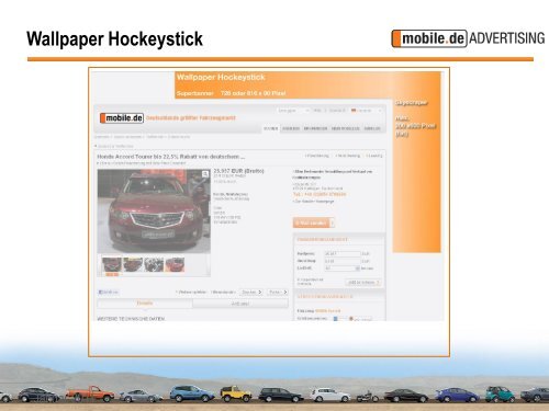 Hockeystick - mobile.de Advertising