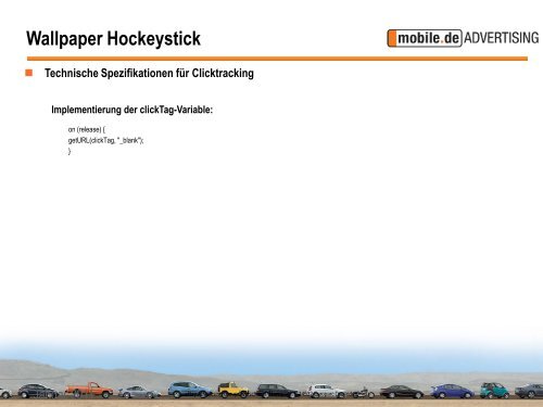 Hockeystick - mobile.de Advertising