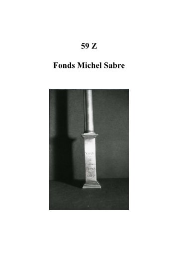 59 Z Fonds Michel Sabre - Beaune