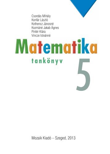 betekintÃ©s a kiadvÃ¡nyba - Mozaik KiadÃ³