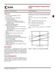 Xilinx XC95144 In-System Programmable CPLD datasheet, v4.0 (12 ...