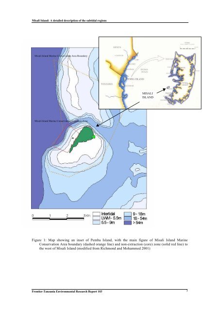 Frontier-Tanzania Environmental Research REPORT 103 Misali Island