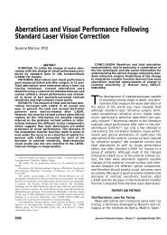 Aberrations and visual performance following standard laser vision ...