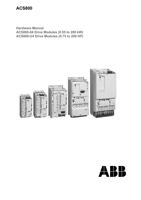 en/ACS800-04/U4 Hardware Manuals - VAE ProSys sro