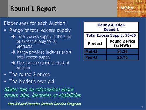 Met-Ed and Penelec Default Service Program January ... - FirstEnergy